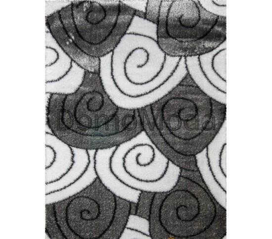 Высоковорсный ковер 3D Polyester B113 GREY-CREAM Купить в интернет магазине ДомоМода Высоковорсный ковер 3D Polyester B113 GREY-CREAM - высокое качество по лучшей цене в Украине