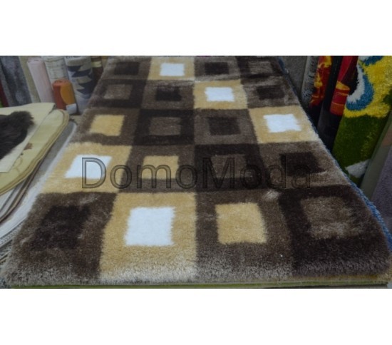 Високоворсний килим 3D Loop Shaggy 9000 B366 L.BROWN/L.BEIGE - Висока якість за найкращою ціною в Україні