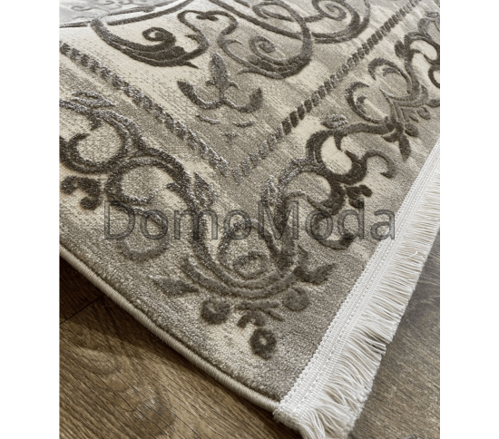 Високоворсный килим BEYOCE 0135KA BEIGE/L.BROWN - Висока якість за найкращою ціною в Україні зображення 2.