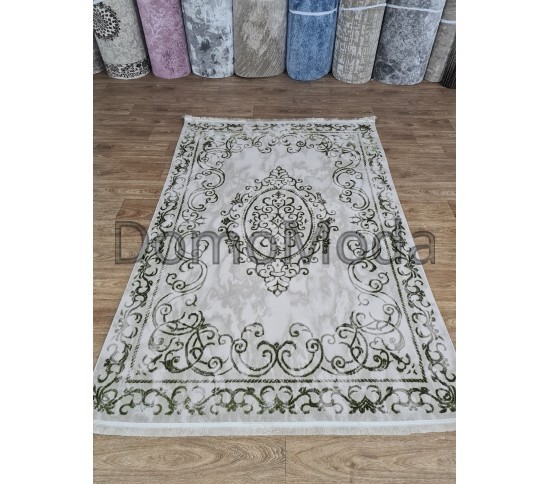 Ковер BEYOCE 0135KA BEIGE / GREEN Купить в интернет магазине ДомоМода Ковер BEYOCE 0135KA BEIGE / GREEN - высокое качество по лучшей цене в Украине