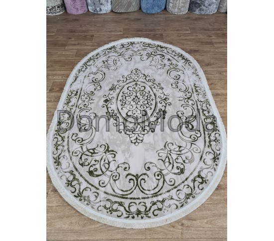Ковер BEYOCE 0135KA BEIGE / GREEN Купить в интернет магазине ДомоМода фото 4 Ковер BEYOCE 0135KA BEIGE / GREEN - высокое качество по лучшей цене в Украине изображение 4.