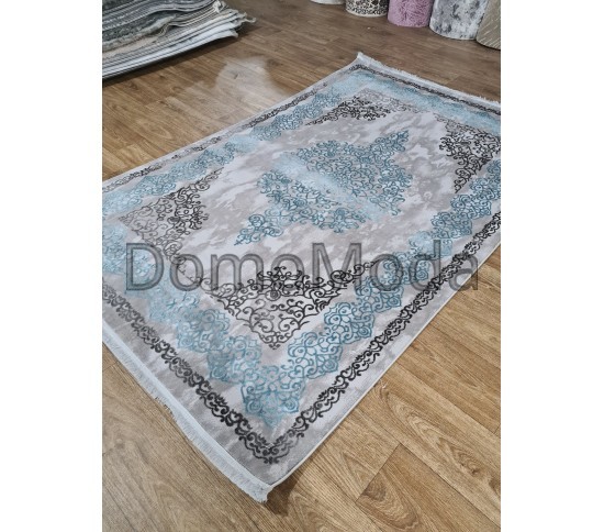 Ковер BEYOCE 0149WA L.BLUE/D.GREY Купить в интернет магазине ДомоМода фото 5 Ковер BEYOCE 0149WA L.BLUE/D.GREY - высокое качество по лучшей цене в Украине изображение 5.