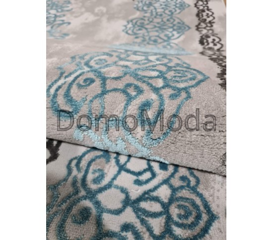 Ковер BEYOCE 0149WA L.BLUE/D.GREY Купить в интернет магазине ДомоМода фото 4 Ковер BEYOCE 0149WA L.BLUE/D.GREY - высокое качество по лучшей цене в Украине изображение 4.