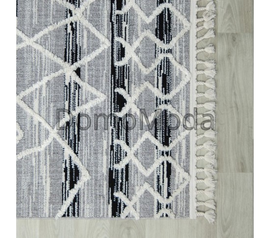 Синтетичний килим Bilbao Y585A WHITE/BLUE - Висока якість за найкращою ціною в Україні зображення 4.