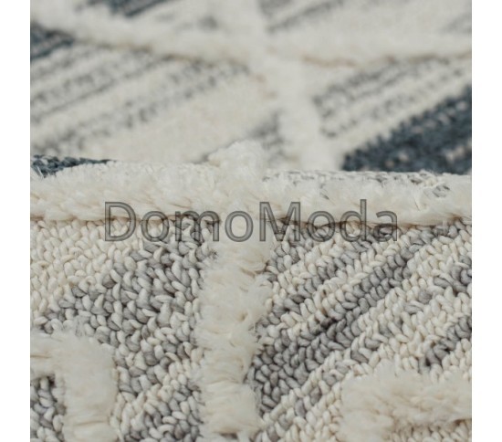 Синтетичний килим Bilbao Y585A WHITE/BLUE - Висока якість за найкращою ціною в Україні зображення 2.