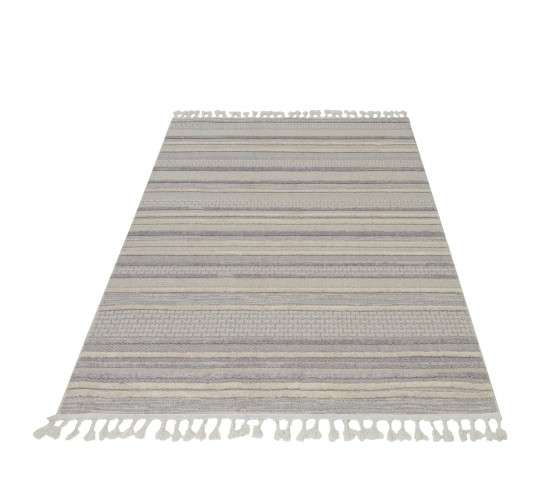 Синтетичний килим BILBAO BD68A white/grey - Висока якість за найкращою ціною в Україні