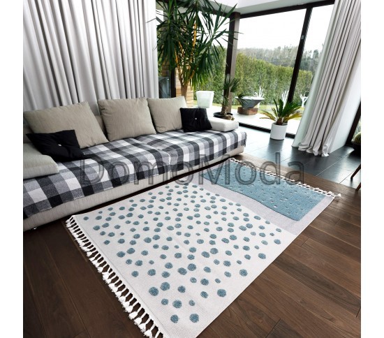 Детский ковер BILBAO KIDS GD57A white/blue - высокое качество по лучшей цене в Украине изображение 2.