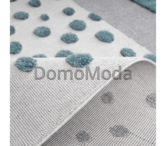 Детский ковер BILBAO KIDS GD57A white/blue - высокое качество по лучшей цене в Украине изображение 3.