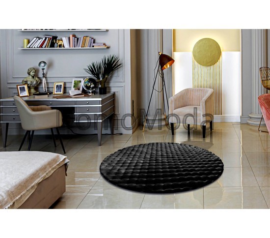 Килим BUBBLE black 25 - Висока якість за найкращою ціною в Україні зображення 3.