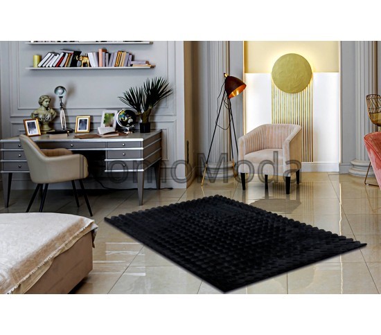 Килим BUBBLE black 25 - Висока якість за найкращою ціною в Україні зображення 5.