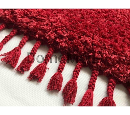 Високоворсний килим Ethos PC00A Cherry-Cherry - Висока якість за найкращою ціною в Україні зображення 2.