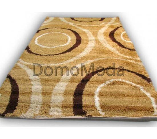 Высоковорсный ковер Gold Shaggy 0428 beige-hardal Купить в интернет магазине ДомоМода Высоковорсный ковер Gold Shaggy 0428 beige-hardal - высокое качество по лучшей цене в Украине