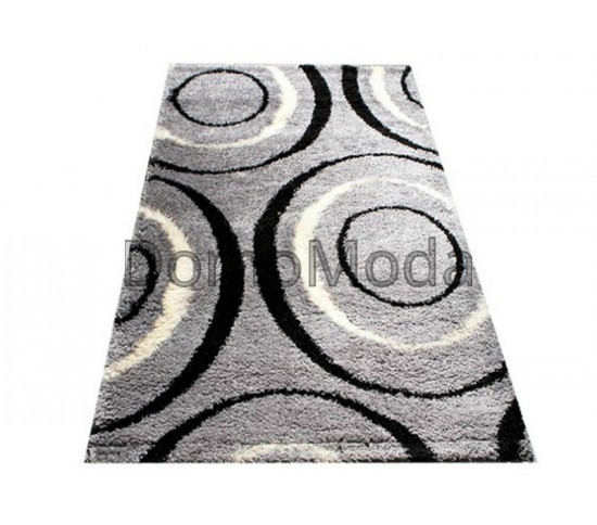 Високоворсний килим Gold Shaggy 0428 grey - Висока якість за найкращою ціною в Україні