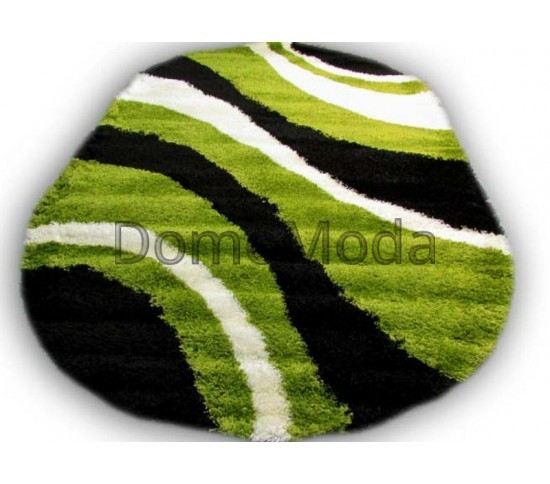 Високоворсний килим Gold Shaggy 2033 siyah-yesil - Висока якість за найкращою ціною в Україні