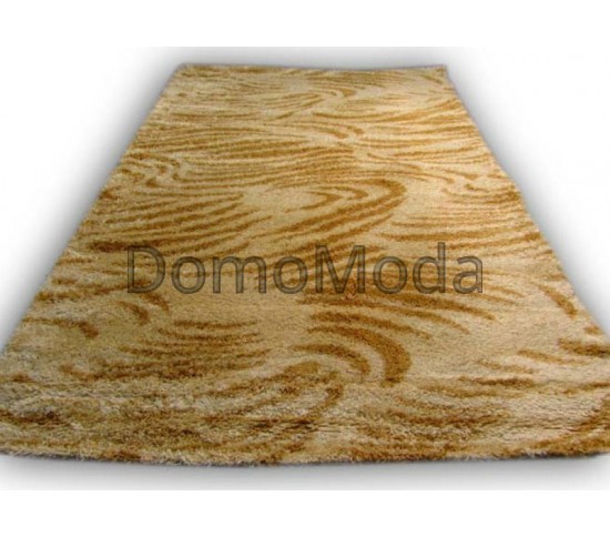 Високоворсний килим Gold Shaggy 2070 hardal-beige - Висока якість за найкращою ціною в Україні