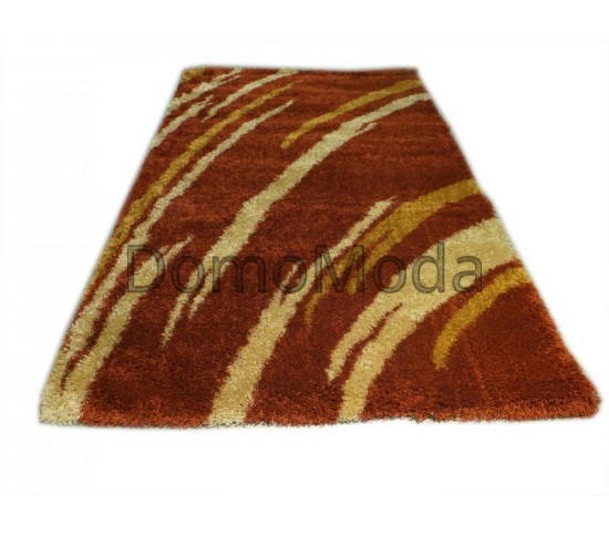 Високоворсний килим Gold Shaggy 8061 terracot - Висока якість за найкращою ціною в Україні