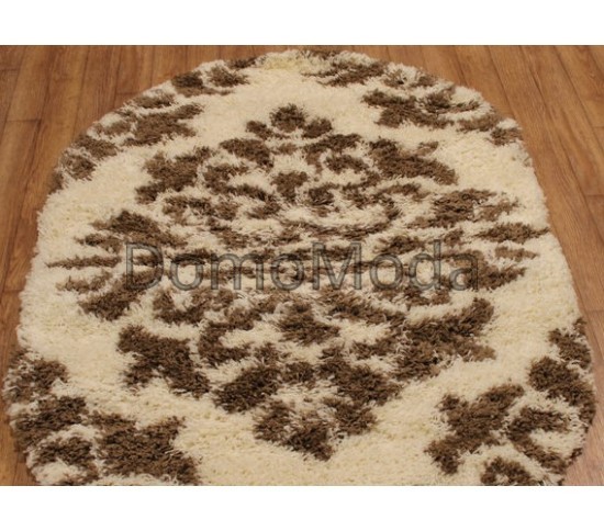 Высоковорсный ковер Gold Shaggy B122 CREAM-BROWN Купить в интернет магазине ДомоМода Высоковорсный ковер Gold Shaggy B122 CREAM-BROWN - высокое качество по лучшей цене в Украине