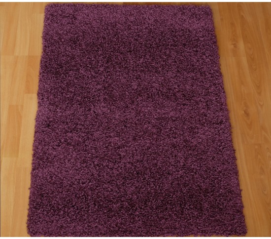 Високоворсний килим Loca 6365A DARK PURPLE - Висока якість за найкращою ціною в Україні
