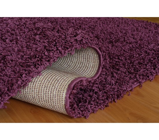 Високоворсний килим Loca 6365A DARK PURPLE - Висока якість за найкращою ціною в Україні зображення 2.