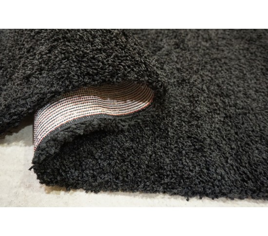 Високоворсний килим Loca 6365A black - Висока якість за найкращою ціною в Україні зображення 5.