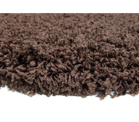 Высоковорсный ковер Loca (Super Lux Shaggy) 6365A DARK BROWN Купить в интернет магазине ДомоМода фото 3 Высоковорсный ковер Loca (Super Lux Shaggy) 6365A DARK BROWN - высокое качество по лучшей цене в Украине изображение 3.