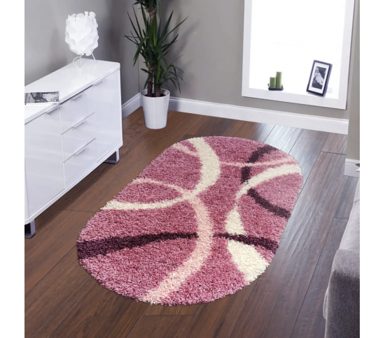 Высоковорсный ковер Super Lux Shaggy 7368A DARK PINK Купить в интернет магазине ДомоМода Высоковорсный ковер Super Lux Shaggy 7368A DARK PINK - высокое качество по лучшей цене в Украине