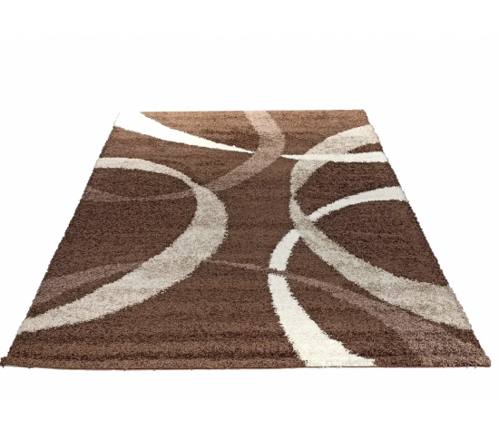 Высоковорсный ковер Super Lux Shaggy 7368A DARK BROWN Купить в интернет магазине ДомоМода Высоковорсный ковер Super Lux Shaggy 7368A DARK BROWN - высокое качество по лучшей цене в Украине