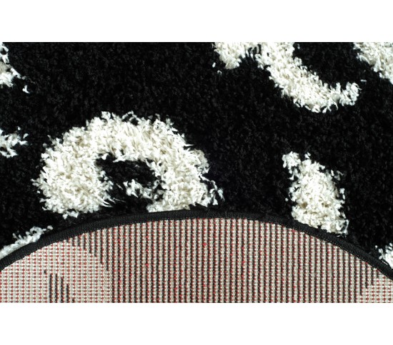 Высоковорсный ковер Loca  9161A BLACK Купить в интернет магазине ДомоМода фото 3 Высоковорсный ковер Loca  9161A BLACK - высокое качество по лучшей цене в Украине изображение 3.