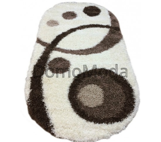 Високоворсний килим Loca 9197A CREAM - Висока якість за найкращою ціною в Україні