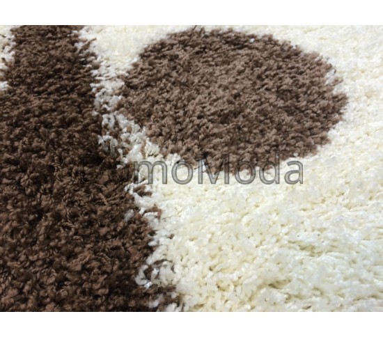 Високоворсний килим Loca 9197A CREAM - Висока якість за найкращою ціною в Україні зображення 3.