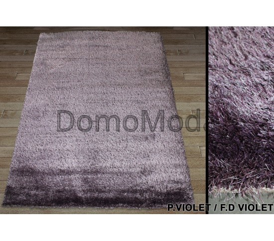 Високоворсний килим Lotus PC00A p.violet-f.d.violet - Висока якість за найкращою ціною в Україні зображення 2.