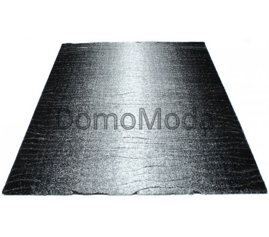 Високоворсний килим Luna 2432a p.black-p.white - Висока якість за найкращою ціною в Україні