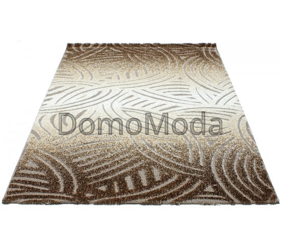 Високоворсний килим Luna 2434b p.brown-p.bone - Висока якість за найкращою ціною в Україні