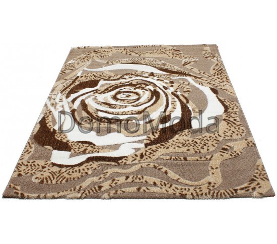 Високоворсний килим Luna 2452a p.brown-p.bone - Висока якість за найкращою ціною в Україні