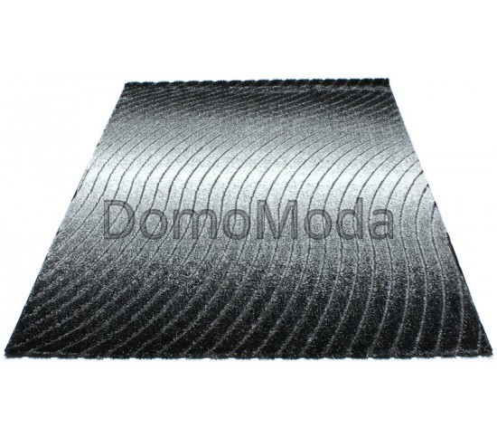 Високоворсний килим Luna 2453a p.black-p.grey - Висока якість за найкращою ціною в Україні