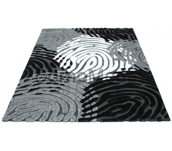 Високоворсний килим Luna 2454a p.black-p.grey - Висока якість за найкращою ціною в Україні