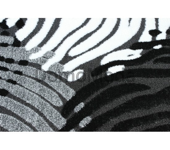 Високоворсний килим Luna 2454a p.black-p.grey - Висока якість за найкращою ціною в Україні зображення 3.