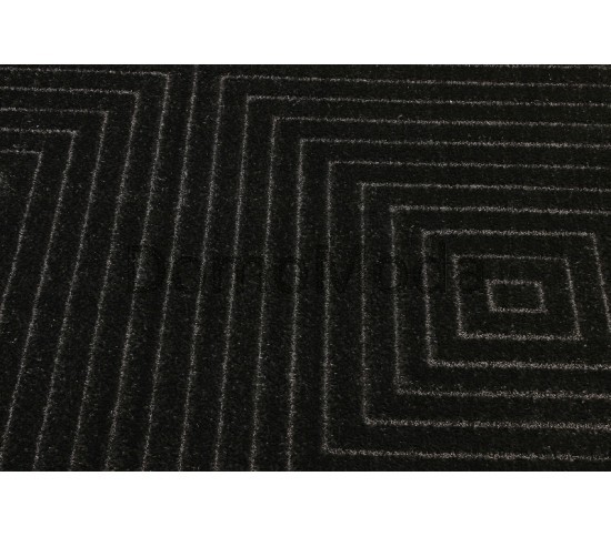 Високоворсний килим Luna 2455a p.black-p.black - Висока якість за найкращою ціною в Україні зображення 4.