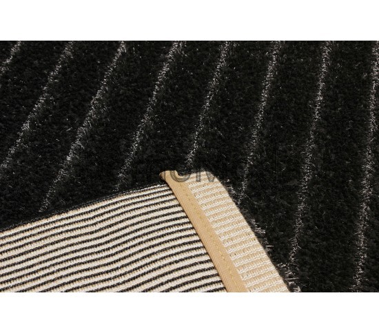 Високоворсний килим Luna 2455a p.black-p.black - Висока якість за найкращою ціною в Україні зображення 3.