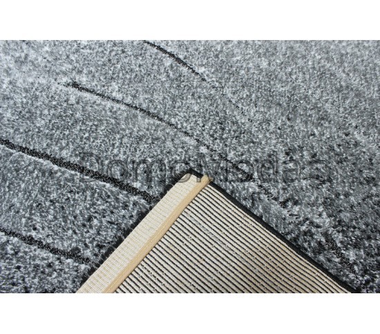 Високоворсний килим Luna 2460a p.black-p.white - Висока якість за найкращою ціною в Україні зображення 4.