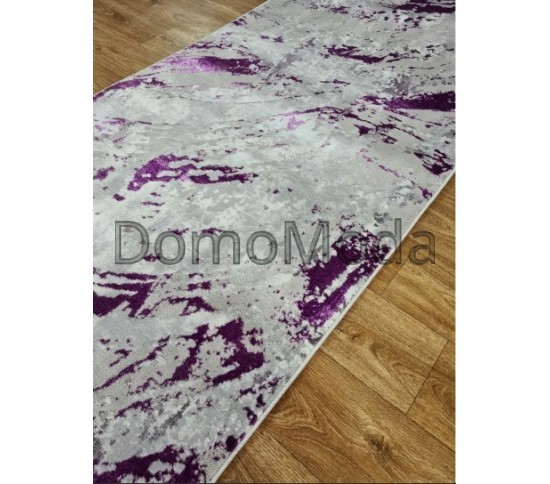 Синтетичена килимова доріжка MODA 4576 LILAC / VIZON GRI HB - Висока якість за найкращою ціною в Україні зображення 2.