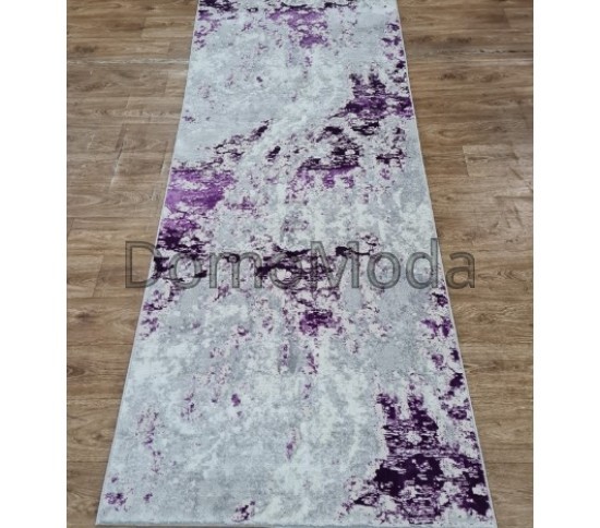 Синтетическая ковровая дорожка MODA 4591A LILAC/L.GREY - высокое качество по лучшей цене в Украине