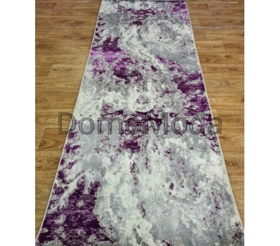 Синтетичена килимова доріжка MODA 4591A LILAC / VIZON GRI HB - Висока якість за найкращою ціною в Україні