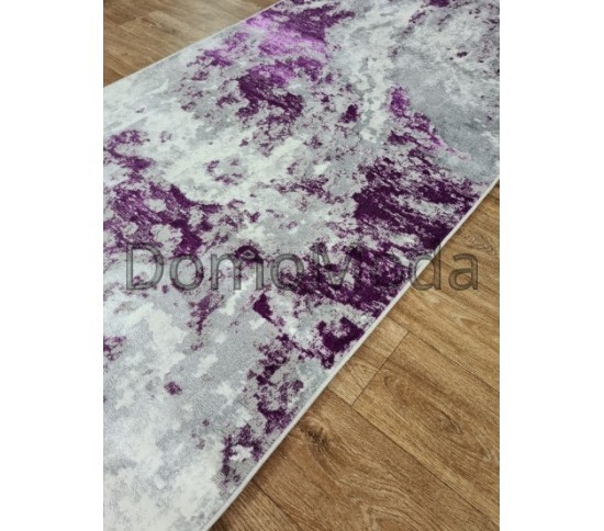 Синтетичена килимова доріжка MODA 4591A LILAC / VIZON GRI HB - Висока якість за найкращою ціною в Україні зображення 2.