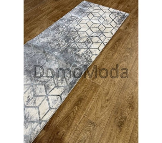 Синтетическая ковровая дорожка MODA 5503 L.BLUE/D.GREY - высокое качество по лучшей цене в Украине изображение 3.
