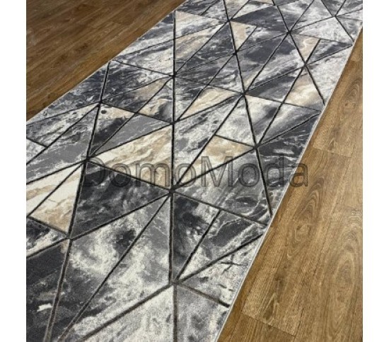 Синтетичена килимова доріжка MODA 5759 L.GREY / ATNRASIT - Висока якість за найкращою ціною в Україні зображення 3.