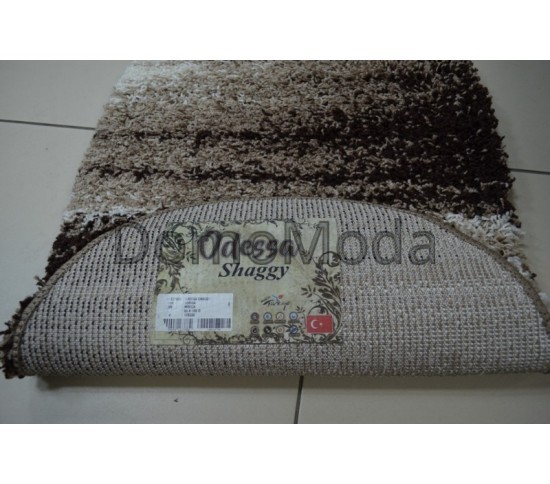 Високоворсний килим Odessa Shaggy 00808A Mocca - Висока якість за найкращою ціною в Україні зображення 2.