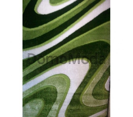Высоковорсный ковер Polyester Shaggy 1882A GREEN Купить в интернет магазине ДомоМода Высоковорсный ковер Polyester Shaggy 1882A GREEN - высокое качество по лучшей цене в Украине