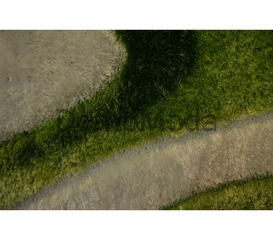 Високоворсний килим Polyester Shaggy 1882A GREEN - Висока якість за найкращою ціною в Україні зображення 3.