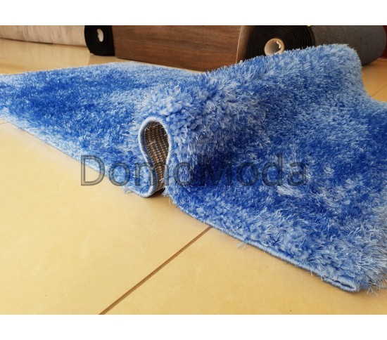 Высоковорсный ковер Puffy-4B P001A blue Купить в интернет магазине ДомоМода фото 4 Высоковорсный ковер Puffy-4B P001A blue - высокое качество по лучшей цене в Украине изображение 4.